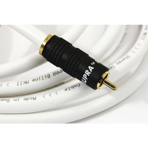 Supra Cables Y-LINK 1RCA-2RCA WHITE 6M фото 3