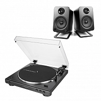 Audio-Technica AT-LP60X + Kanto YU2