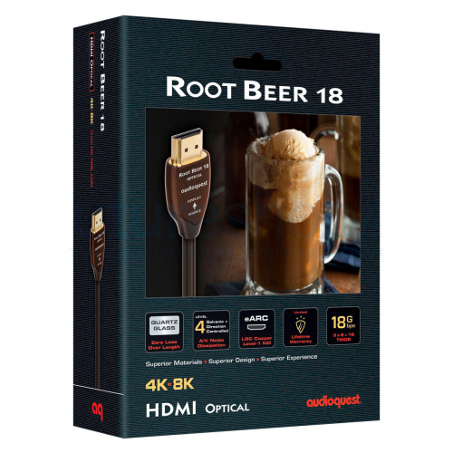 AUDIOQUEST hd 20.0m 18G HDMI AOC Root Beer фото 2