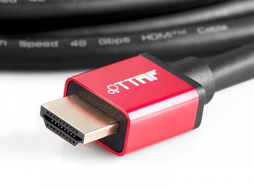 TTAF HDMI 2.1 Cable Red 24K Gold 1.5m фото 2
