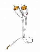 Inakustik Star 3,5mm Mini Jack > 2 x RCA white 0,5m