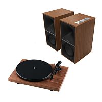 Pro-Ject Debut Carbon EVO 2M-Red + Klipsch The Sevens Walnut