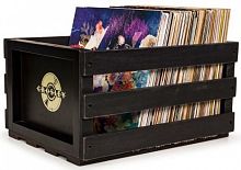 Record Storage Crate Black