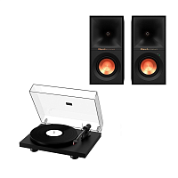 Pro-Ject Debut Carbon EVO Satin Black + Klipsch R-50 PM