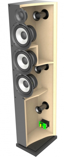 ELAC Debut 2.0 Floorstanding Speaker DF62 Black Brushed Vinyl фото 3