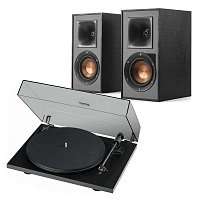 Pro-Ject Primary E OM NN Black + Klipsch Reference R-41PM Black