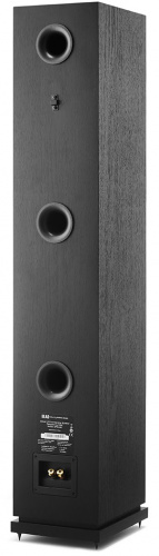 ELAC Debut 2.0 Floorstanding Speaker DF52 Black Brushed Vinyl фото 3