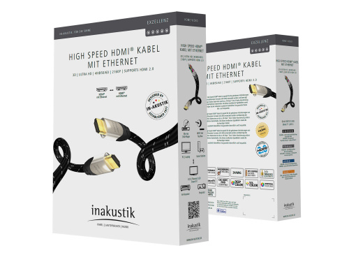 Inakustik Exzellenz High Speed HDMI Cable with Ethernet 15,0m фото 2