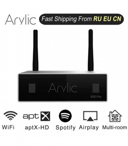 Arylic S50 Pro Wireless Stereo Preamplifier фото 4