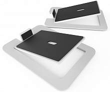 Kanto S6 Large Desk Top Speaker Stands White